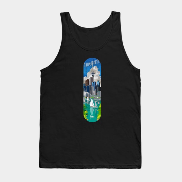 Toronto Waterfront Tank Top by DavidLoblaw